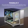 CORSAIR PC korpusas – 2500X vidutinio dydžio dviejų kamerų PC korpusas – baltas