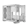 CORSAIR PC korpusas – 2500X vidutinio dydžio dviejų kamerų PC korpusas – baltas