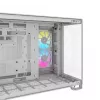 CORSAIR korpusas – iCUE LINK 2500X RGB Micro ATX dviejų kamerų baltas