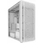 PC Case CORSAIR 9000D RGB AIRFLOW Full Tower baltas — nerūdijantis plienas, grūdintas stiklas, palaiko ATX, GPU iki 400 mm