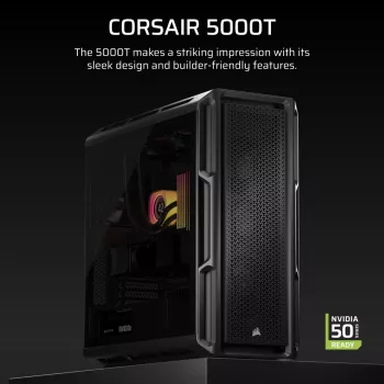CORSAIR PC korpusas - 5000T vidutinis bokštas aukštos kokybės