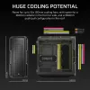CORSAIR PC korpusas - 5000T vidutinis bokštas aukštos kokybės