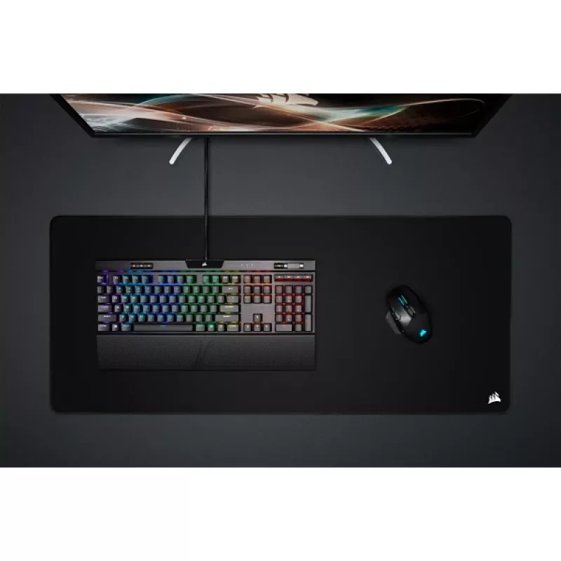 CORSAIR žaidimų pelės kilimėlis - Mm350 Pro Premium, atsparus išsiliejimui, medžiaginis, juodas - Extended-xl