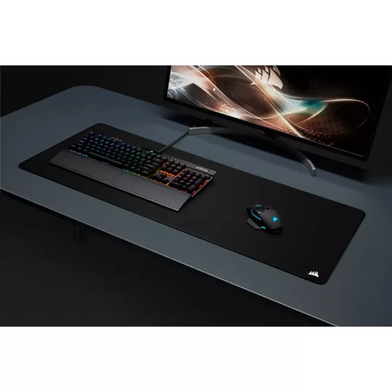 CORSAIR žaidimų pelės kilimėlis - Mm350 Pro Premium, atsparus išsiliejimui, medžiaginis, juodas - Extended-xl