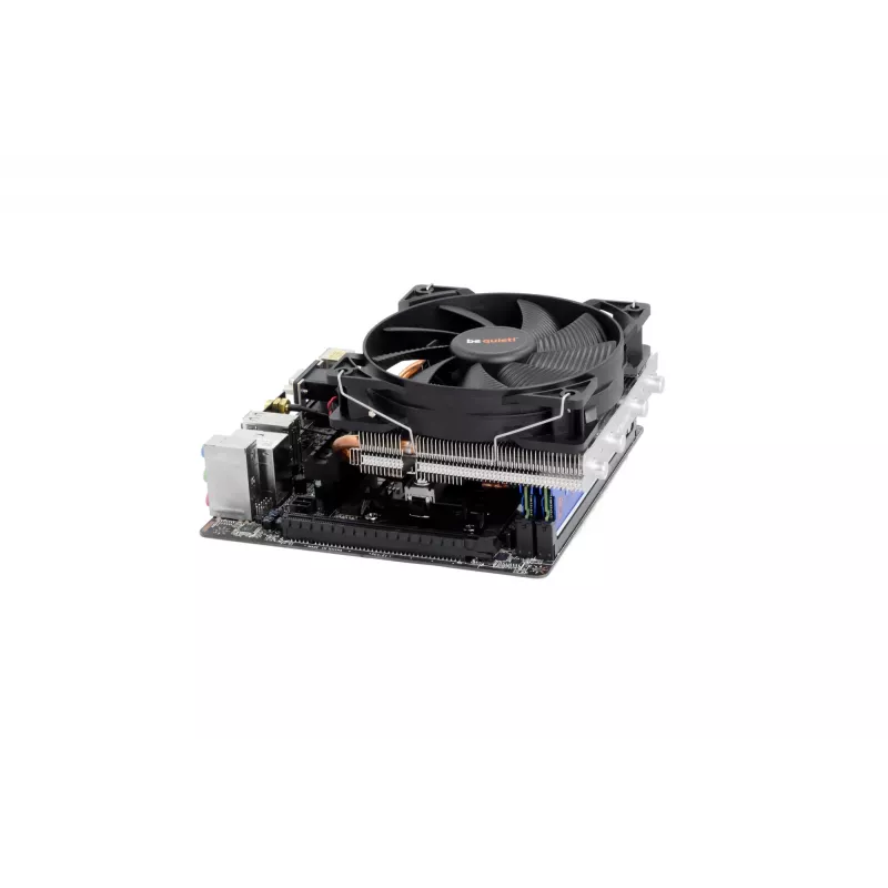be quiet Shadow Rock LP CPU aušintuvas, vienas 120 mm PWM ventiliatorius, Intel lizdams: 1200 / 2066 / 1150 / 1151 / 1155 / 2011(-3) Square ILM, AMD lizdams: AM2(+) / AM3(+) / AM4 / FM1 / FM2(+), 130 W TDP, 75,4 mm aukštis