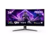 AOC AGON PRO AG346UCD kompiuterio monitorius 86,4 cm (34 colių) 3440 x 1440 pikselių Wide Quad HD QD-OLED juoda, pilka