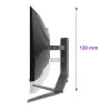 AOC AGON PRO AG346UCD kompiuterio monitorius 86,4 cm (34 colių) 3440 x 1440 pikselių Wide Quad HD QD-OLED juoda, pilka
