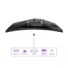 AOC AGON PRO AG346UCD kompiuterio monitorius 86,4 cm (34 colių) 3440 x 1440 pikselių Wide Quad HD QD-OLED juoda, pilka