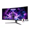 AOC AGON PRO AG346UCD kompiuterio monitorius 86,4 cm (34 colių) 3440 x 1440 pikselių Wide Quad HD QD-OLED juoda, pilka