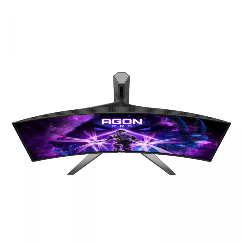 AOC AGON PRO AG346UCD kompiuterio monitorius 86,4 cm (34 colių) 3440 x 1440 pikselių Wide Quad HD QD-OLED juoda, pilka