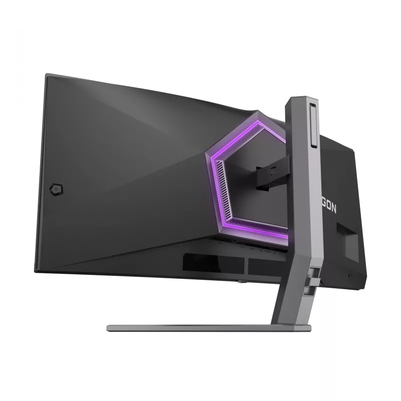 AOC AGON PRO AG346UCD kompiuterio monitorius 86,4 cm (34 colių) 3440 x 1440 pikselių Wide Quad HD QD-OLED juoda, pilka