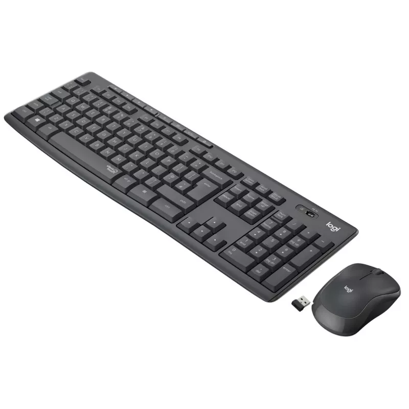 LOGITECH Mk295 Silent Wireless Combo Graphite Azerty Belgian