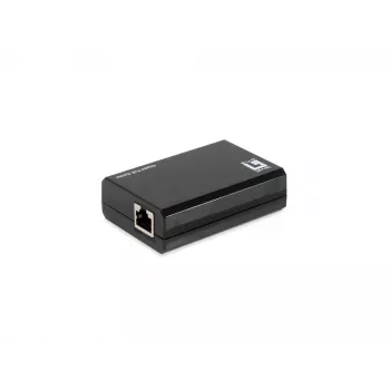LevelOne Gigabit PoE bt į USB-C PD 3.0 skirstytuvas, IEEE 802.3af, IEEE 802.3at, IEEE 802.3bt, 10/100/1000Base-T(X), Juoda, Veikla, Ryšys, Maitinimas, 0 - 40 °C, 0 - 70 °C