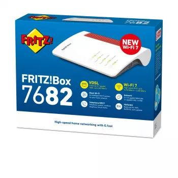 Belaidis maršrutizatorius Box 7682 2.5 Gigabit Ethernet dviejų juostų (2,4 GHz / 5 GHz) Baltas