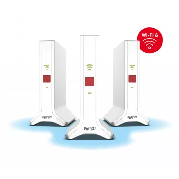 Mesh Set 4200 dviejų juostų (2,4 GHz / 5 GHz) Wi-Fi 6E (802.11ax) raudona, balta 2x2/4x4