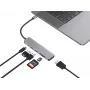 Conceptronic DONN02G nešiojamojo kompiuterio dokas / prievado replikatorius USB 3.2 Gen 1 (3.1 Gen 1) Type-C aliuminis