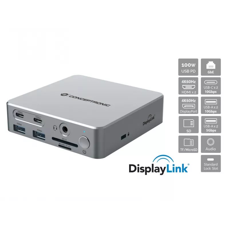 Docking stotelė Conceptronic DONN25G