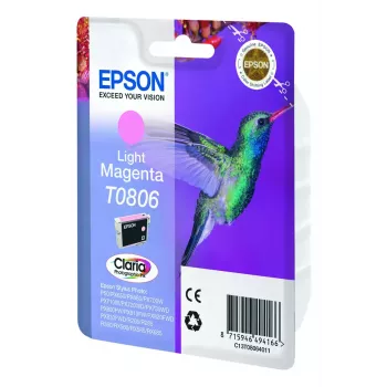 Epson Hummingbird Singlepack šviesiai purpurinis T0806 Claria fotografiškas rašalas