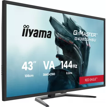 iiyama G-MASTER G4380UHSU-B2 kompiuterio monitorius 108 cm (42,5 colio) 3840 x 2160 pikselių 4K Ultra HD LED juodas