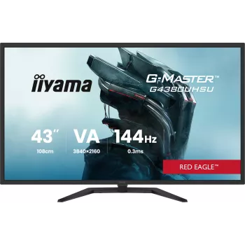 iiyama G-MASTER G4380UHSU-B2 kompiuterio monitorius 108 cm (42,5 colio) 3840 x 2160 pikselių 4K Ultra HD LED juodas