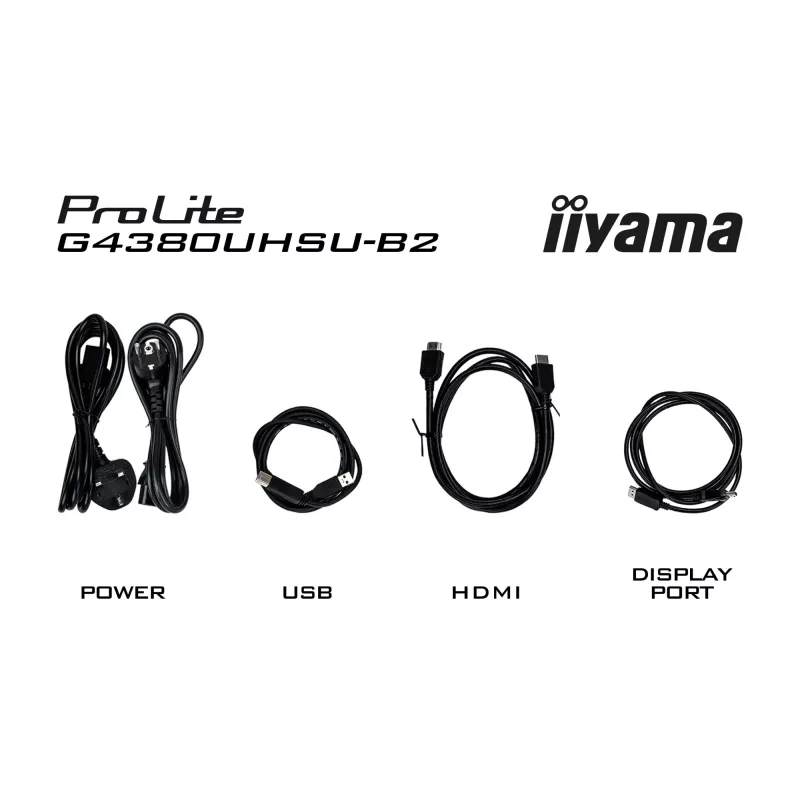iiyama G-MASTER G4380UHSU-B2 kompiuterio monitorius 108 cm (42,5 colio) 3840 x 2160 pikselių 4K Ultra HD LED juodas