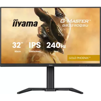 iiyama G-MASTER GB3290QSU-B1 kompiuterio monitorius 80 cm (31,5 colio) 2560 x 1440 pikselių Quad HD LED juodas