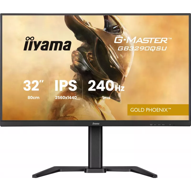 iiyama G-MASTER GB3290QSU-B1 kompiuterio monitorius 80 cm (31,5 colio) 2560 x 1440 pikselių Quad HD LED juodas