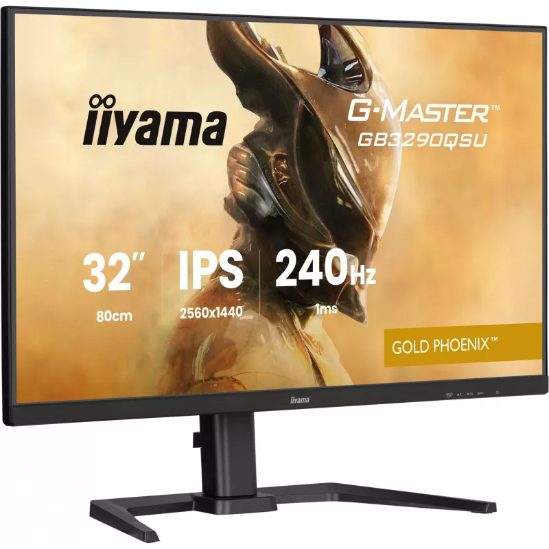 iiyama G-MASTER GB3290QSU-B1 kompiuterio monitorius 80 cm (31,5 colio) 2560 x 1440 pikselių Quad HD LED juodas