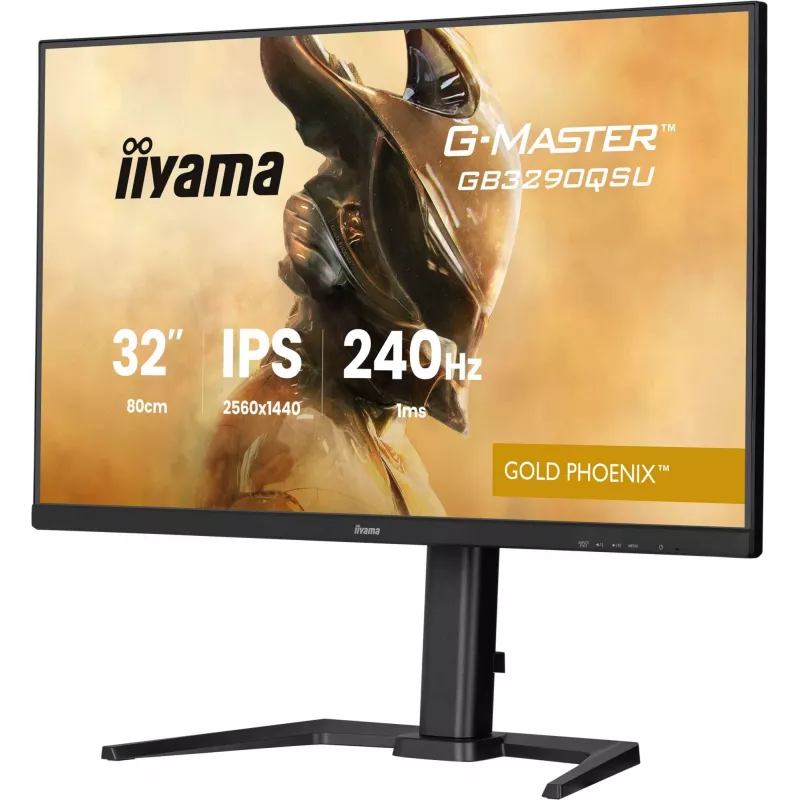 iiyama G-MASTER GB3290QSU-B1 kompiuterio monitorius 80 cm (31,5 colio) 2560 x 1440 pikselių Quad HD LED juodas