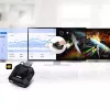 ATEN 2 prievadų USB 4K HDMI kabelinis KVM jungiklis su nuotoliniu prievado parinkikliu