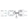 ATEN 2 prievadų USB 4K HDMI kabelinis KVM jungiklis su nuotoliniu prievado parinkikliu
