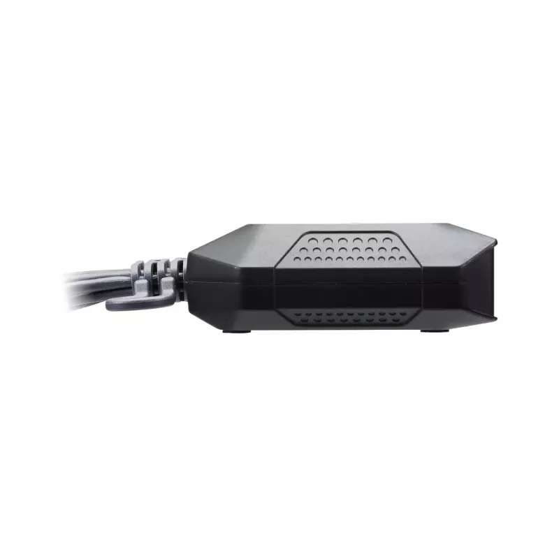 ATEN 2 prievadų USB 4K HDMI kabelinis KVM jungiklis su nuotoliniu prievado parinkikliu