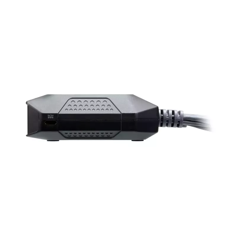ATEN 2 prievadų USB 4K HDMI kabelinis KVM jungiklis su nuotoliniu prievado parinkikliu