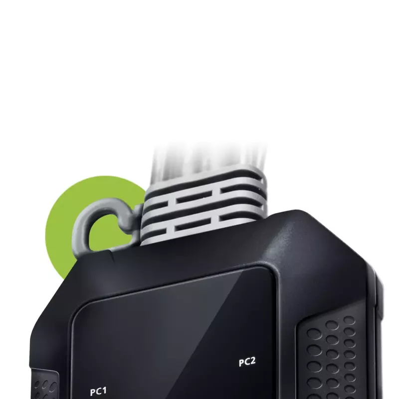 ATEN 2 prievadų USB 4K HDMI kabelinis KVM jungiklis su nuotoliniu prievado parinkikliu