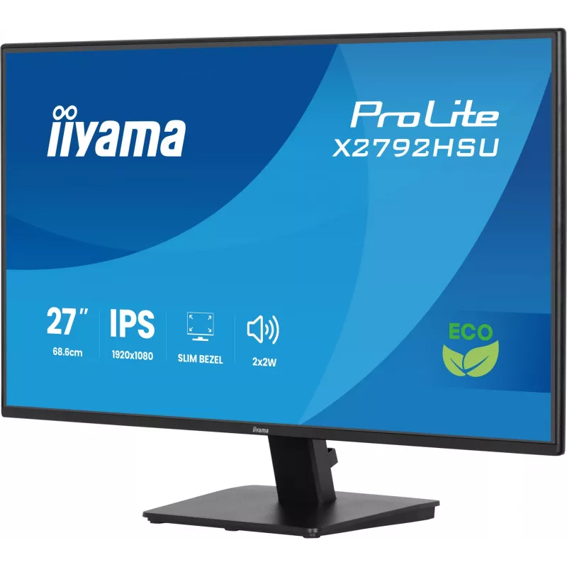 iiyama ProLite X2792HSU-B1 kompiuterio monitorius 68.6 cm (27 col.) 1920 x 1080 pikselių Full HD LED juodas
