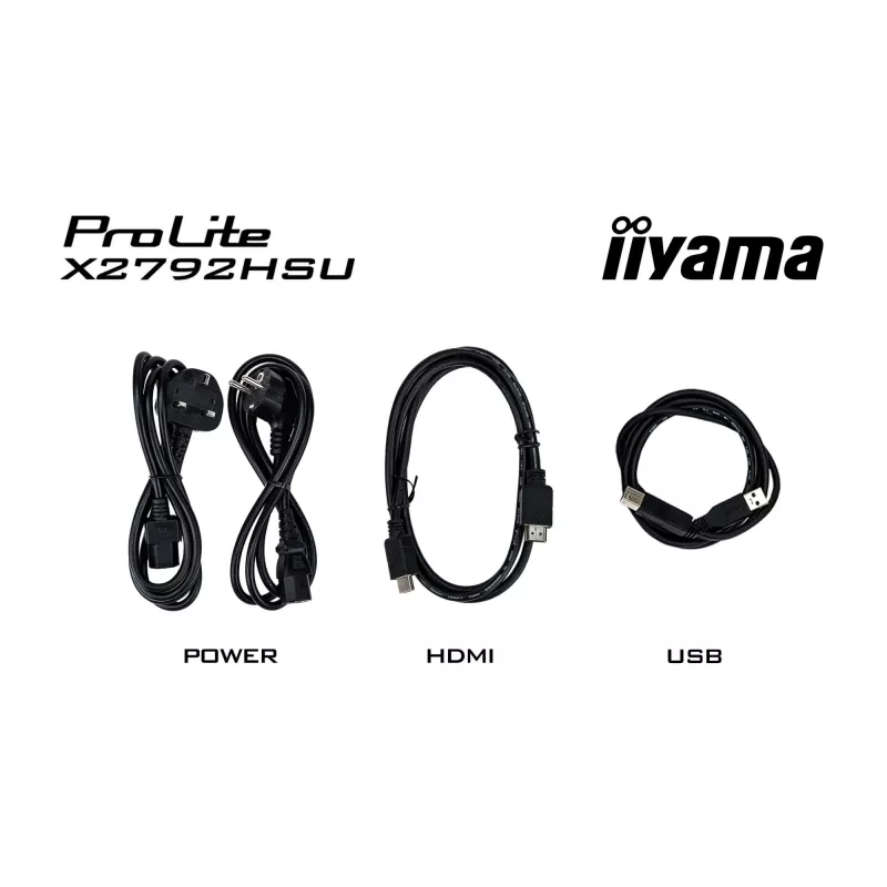 iiyama ProLite X2792HSU-B1 kompiuterio monitorius 68.6 cm (27 col.) 1920 x 1080 pikselių Full HD LED juodas