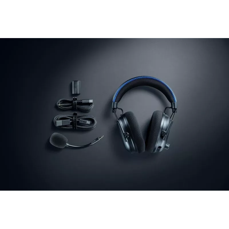 RAZER Ausinės Blackshark V3 Pro - Stereo - Belaidės / USB - Juodos, skirtos PlayStation