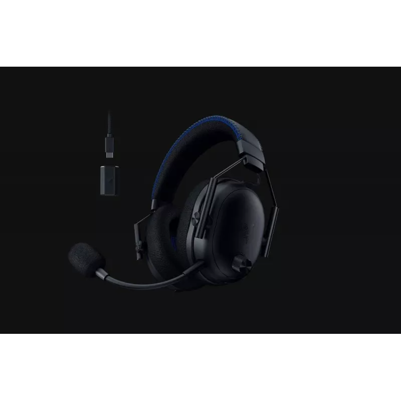 RAZER Ausinės Blackshark V3 Pro - Stereo - Belaidės / USB - Juodos, skirtos PlayStation
