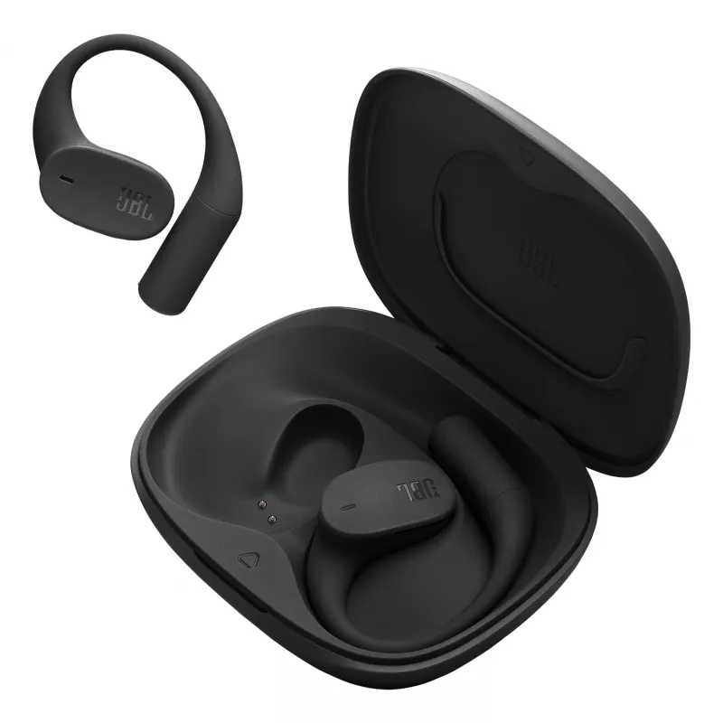 JBL Sense Lite belaidės ausinės su ausų kabliukais, skambučiams/muzikai, Bluetooth, juodos