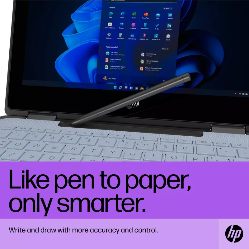HP plonas Rechargeable Pen HP plonas Rechargeable Pen Juoda Built-in baterija