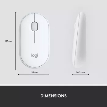 LOGITECH plonas Wireless klaviatūra And pelė Combo Mk470 - Offwhite - Azerty French