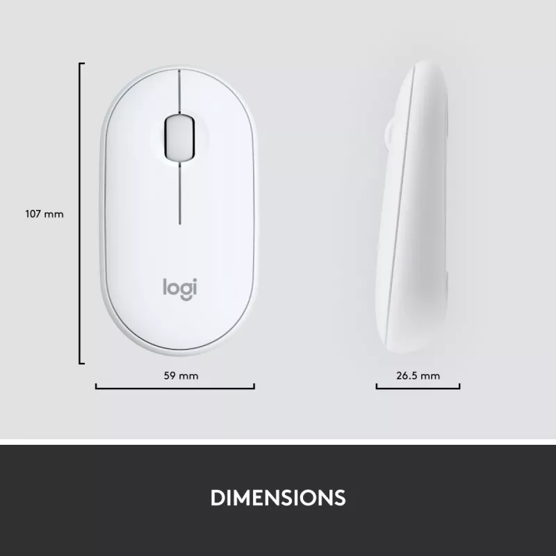 LOGITECH plonas Wireless klaviatūra And pelė Combo Mk470 - Offwhite - Azerty French