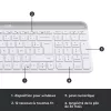 LOGITECH plonas Wireless klaviatūra And pelė Combo Mk470 - Offwhite - Azerty French