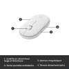 LOGITECH plonas Wireless klaviatūra And pelė Combo Mk470 - Offwhite - Azerty French