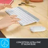 LOGITECH plonas Wireless klaviatūra And pelė Combo Mk470 - Offwhite - Azerty French
