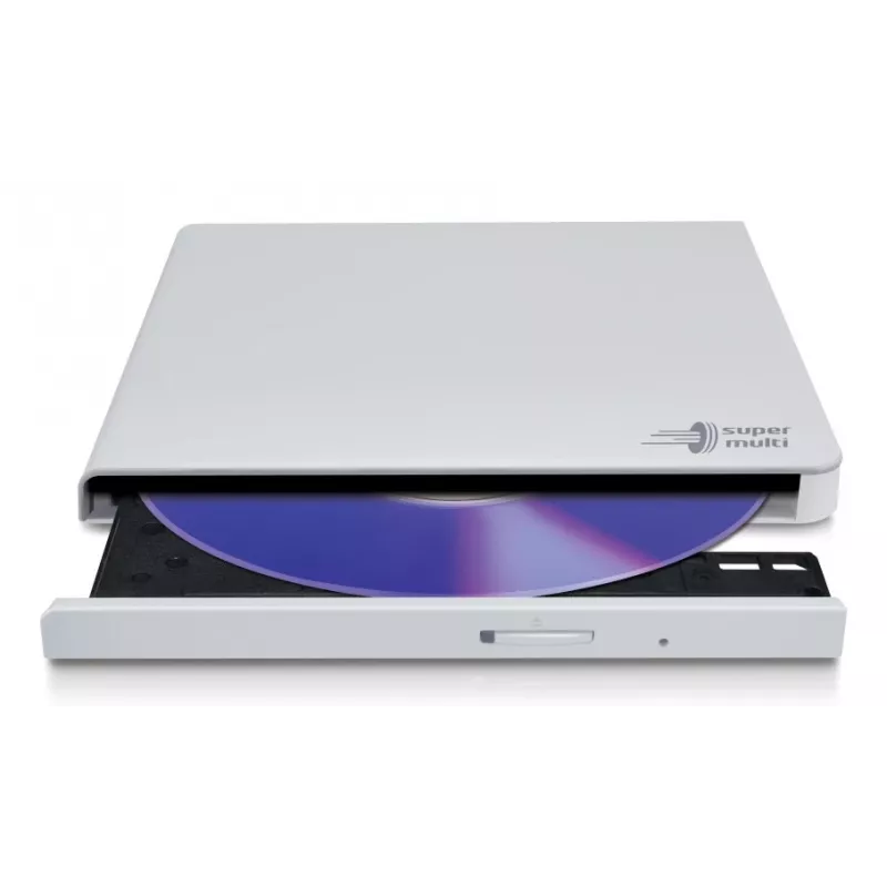 HITACHI-LG DATA STORAGE plonas Portable DVD-writer - Gp57eb40 - USB 2.0 - White