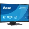 iiyama ProLite T2454MSC-B3AG kompiuterio monitorius 60,5 cm (23,8 colio) 1920 x 1080 pikselių Full HD LED jutiklinis ekranas keliems vartotojams Juoda