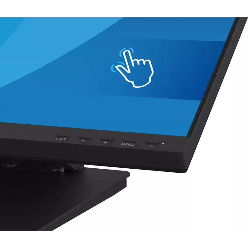 iiyama ProLite T2454MSC-B3AG kompiuterio monitorius 60,5 cm (23,8 colio) 1920 x 1080 pikselių Full HD LED jutiklinis ekranas keliems vartotojams Juoda