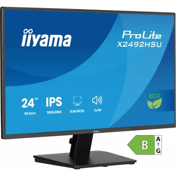 iiyama ProLite X2492HSU-B1 kompiuterio monitorius 60,5 cm (23,8 colio) 1920 x 1080 pikselių Full HD LED juodas
