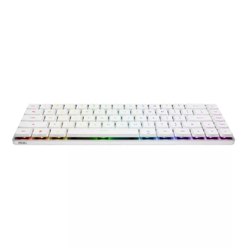 ASUS ROG Falchion RX Low Profile klaviatūra Skirta žaidimams USB + RF belaidė + Bluetooth QWERTZ Balta